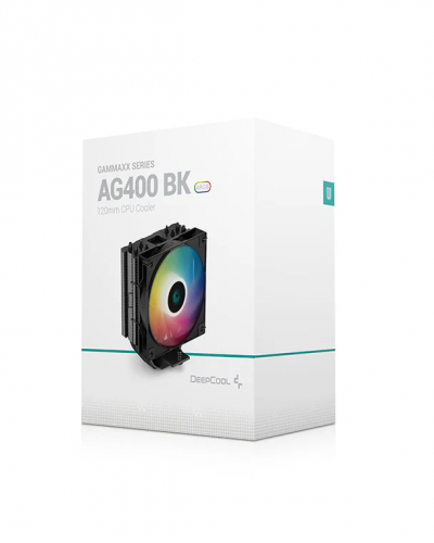 პროცესორის ქულერი - Deepcool AG400 BK ARGB / Black