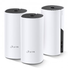 Mesh Wi-Fi სისტემა – TP-Link Deco E4 (3-pack) / AC1200 / 370 მ² / თეთრი
