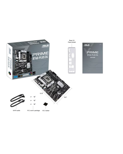 დედა დაფა - ASUS PRIME B760-PLUS D4 / DDR4 / LGA1700 / ATX