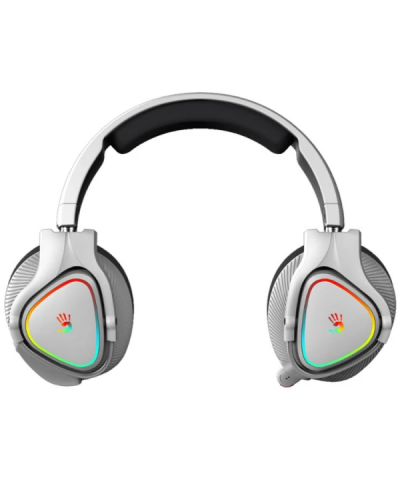 ყურსასმენი - A4Tech Bloody MR710 RGB Wireless Bluetooth Gaming Headset / ნაცრისფერი