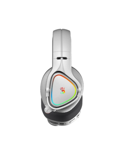 ყურსასმენი - A4Tech Bloody MR710 RGB Wireless Bluetooth Gaming Headset / ნაცრისფერი
