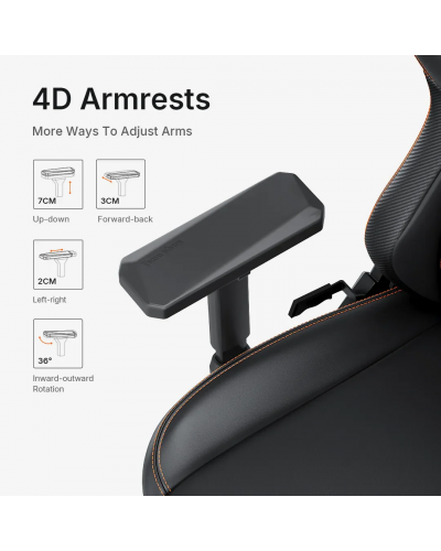 სავარძელი - AndaSeat Kaiser 3E / შავი