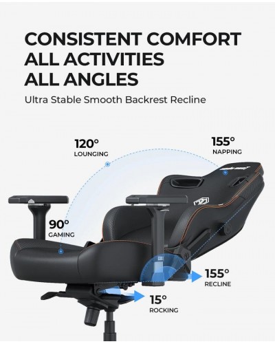 სავარძელი - AndaSeat Kaiser 3E / შავი