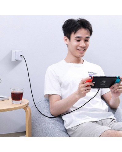 Type-C სადენი - UGREEN US316 (70429) / Type-C to Type-C / 100W / up to 480 მბ-წმ / შავი / 2 მეტრი