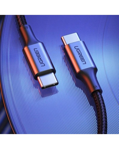 Type-C სადენი - UGREEN US316 (70429) / Type-C to Type-C / 100W / up to 480 მბ-წმ / შავი / 2 მეტრი