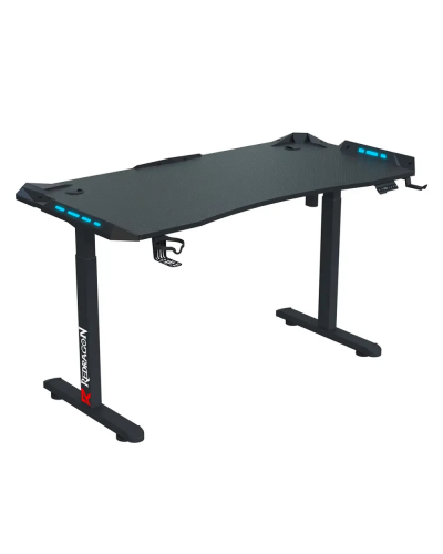 მაგიდა - Redragon GD-3300-S / ელექტრო რეგულირებადი / RGB განათება / 120 x 60 სმ / შავი