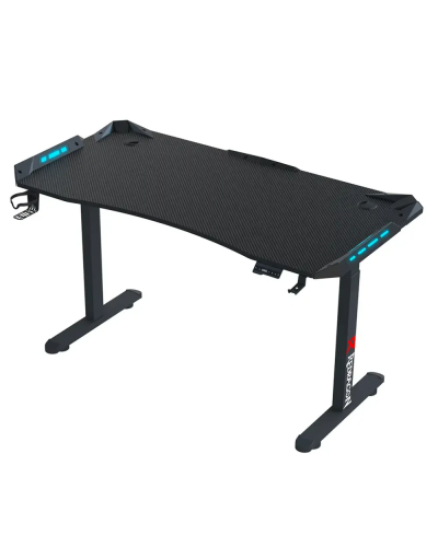 მაგიდა - Redragon GD-3300-S / ელექტრო რეგულირებადი / RGB განათება / 120 x 60 სმ / შავი