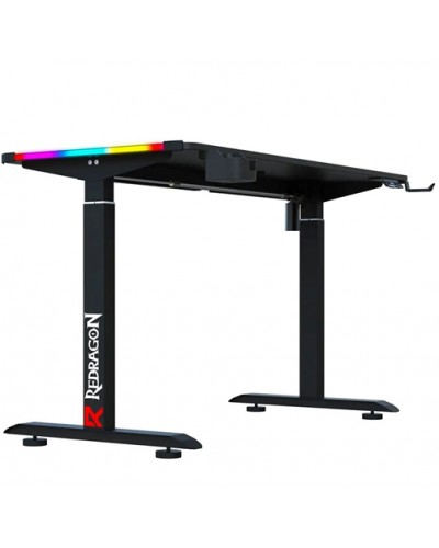 მაგიდა - Redragon GD-3330-M / ელექტრო რეგულირებადი / RGB განათება / 140 x 60 სმ / შავი