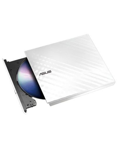 დისკის წამკითხველი - ASUS SDRW-08D2S-U LITE / DVD±RW / USB 2.0 / ვერცხლისფერი