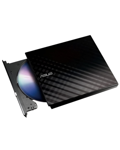 დისკის წამკითხველი - ASUS SDRW-08D2S-U LITE / DVD±RW / USB 2.0 / შავი