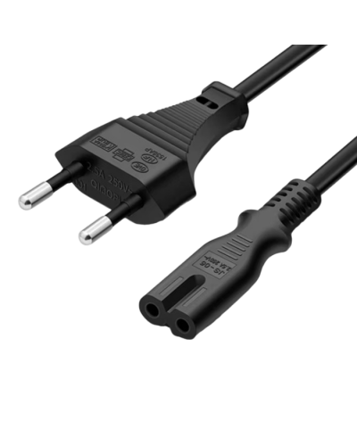 დენის კაბელი - Vention ZCLBAC / C7 Connector / EU Plug / 1.8 მეტრი