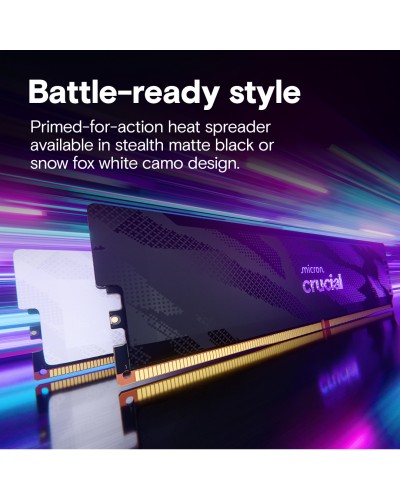 ოპერატიული მეხსიერება - Crucial Pro DDR5 32GB ( 2x16GB ) / 6400MHz / CL32