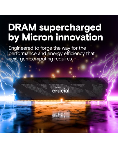 ოპერატიული მეხსიერება - Crucial Pro DDR5 32GB ( 2x16GB ) / 6400MHz / CL32