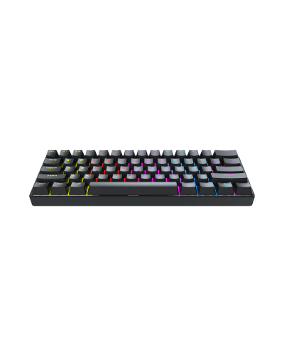 კლავიატურა - Fantech ATOM61 MK211 / RGB / მექანიკური / სადენიანი / USB-C / სვიჩი: Red / შავი / 60%
