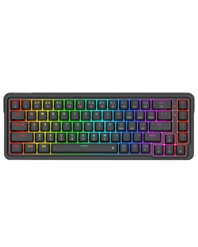 კლავიატურა - Redragon K709 NOVA / მექანიკური / სადენიანი /  სვიჩი: Dragon Chant / შავი / 65%