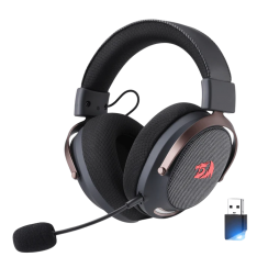 ყურსასმენი – Redragon Arrow H858 / Over-Ear / უსადენო / RGB / შავი