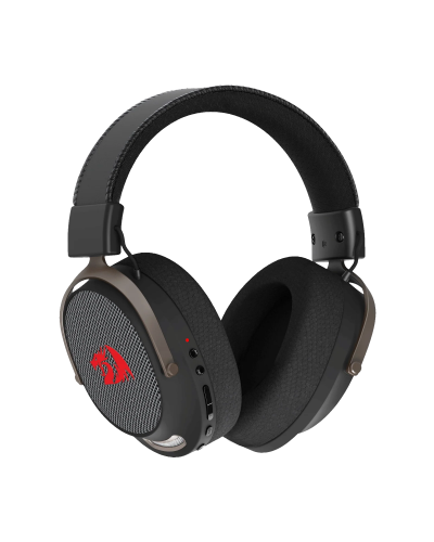 ყურსასმენი – Redragon Arrow H858 / Over-Ear / უსადენო / RGB / შავი