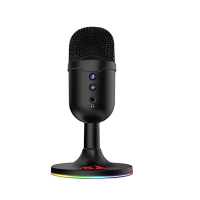 გეიმინგ მიკროფონი - Redragon GM303 Pulsar / USB / Omnidirectional / RGB / ფერი: შავი