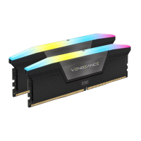 ოპერატიული მეხსიერება – CORSAIR VENGEANCE RGB 64GB (2x32GB) / DDR5 / 6400MHz / CL32 / RGB / შავი