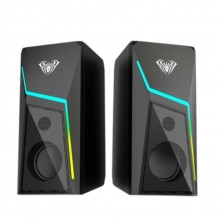 დინამიკი - AULA N-521 / 2.0 / RGB / 6W / შავი