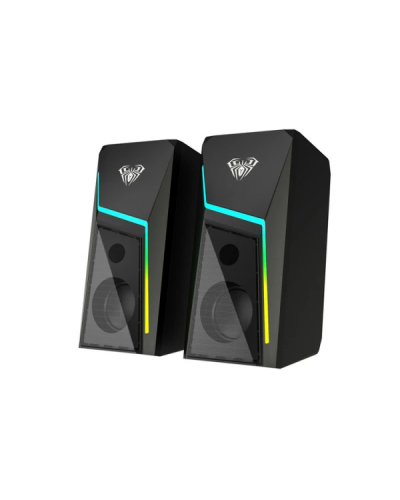 დინამიკი - AULA N-521 / 2.0 / RGB / 6W / შავი