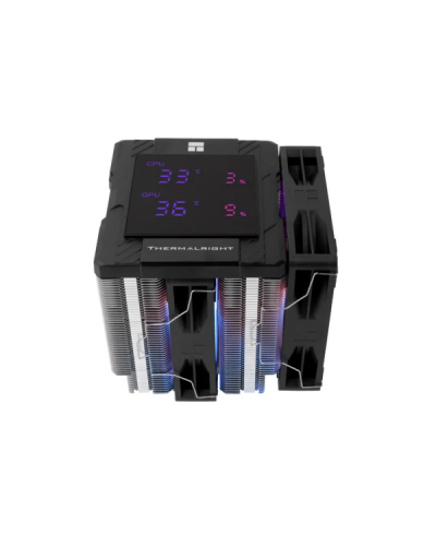 პროცესორის ქულერი - THERMALRIGHT Peerless Assassin 120 Digital ARGB / შავი