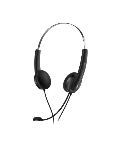 ყურსასმენი - Genius HS-220U / სადენიანი / USB / Over-Ear / შავი