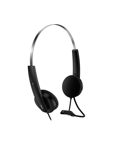 ყურსასმენი - Genius HS-220U / სადენიანი / USB / Over-Ear / შავი