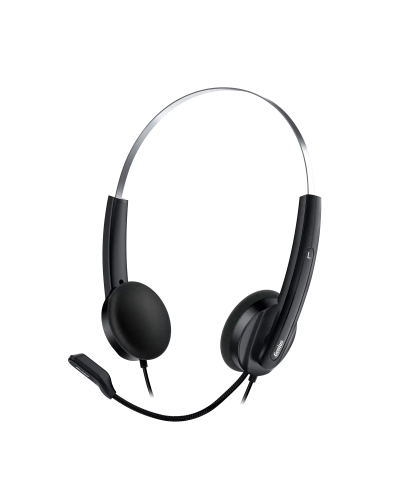 ყურსასმენი - Genius HS-220U / სადენიანი / USB / Over-Ear / შავი