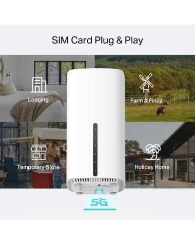 Wi-Fi როუტერი - TP-Link Archer NX500 / 5G როუტერი / SIM ბარათით