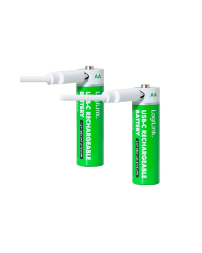 Logilink LR6RCB2 AA - 1.5V Li-Ion / 1850mAh / USB-C / დატენვადი ელემენტები 2 ცალი