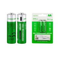 Logilink LR6RCB2 AA - 1.5V Li-Ion / 1850mAh / USB-C / დატენვადი ელემენტები 2 ცალი
