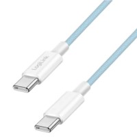 USB-C to USB-C სადენი - Logilink CU0351 / 60W / up to 480 მბ-წმ / ლურჯი / 1.5 მეტრი