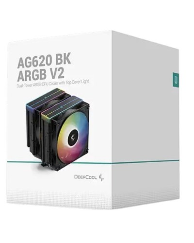 პროცესორის ქულერი - DEEPCOOL AG620 BK / შავი / ARGB