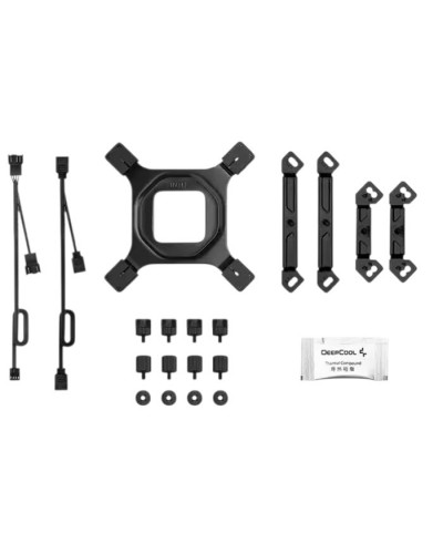 პროცესორის ქულერი - DEEPCOOL AG620 BK / შავი / ARGB