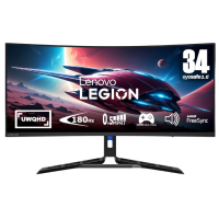მონიტორი - Lenovo Legion R34w-30 / 34" / VA / 0.5ms / 180Hz / 4k WQHD UltraWide