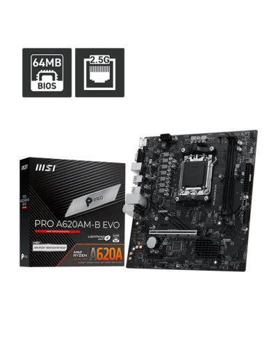 დედადაფა – MSI PRO A620AM-B EVO / AM5 / DDR5