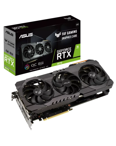 ვიდეობარათი - ASUS TUF Gaming GeForce RTX 3070 V2 OC Edition 8GB GDDR6 (მეორადი)