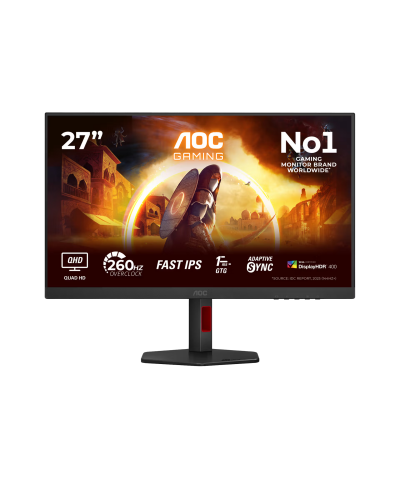 მონიტორი - AOC Q27G4ZR / 27" / Fast IPS / 0.3ms / 260Hz / 2K QHD