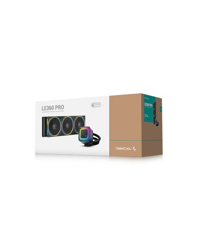 წყლის გაგრილება - DEEPCOOL LE360 PRO / შავი / ARGB