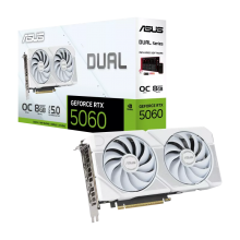 ვიდეობარათი - ASUS Dual GeForce RTX 5060 White OC Edition 8GB GDDR7