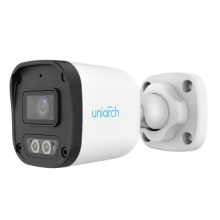 გარე სათვალთვალო ვიდეო კამერა UNIARCH IPC-B134-AF28-DL-ECO / 4MP / PoE / Smart Dual Light / IP67