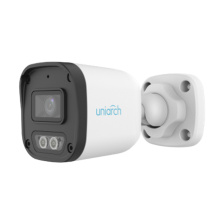 გარე სათვალთვალო ვიდეო კამერა Uniarch IPC-B132-AF28-DL-ECO / 2MP / PoE / Smart Dual Light / IP67