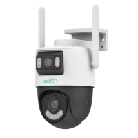 გარე სათვალთვალო ვიდეო კამერა UNIARCH Uho-P2S-M33F34 / 3MP + 3MP / Dual Lens PTZ / Wi-Fi / IP66