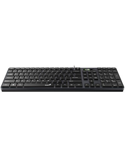 კლავიატურა + მაუსი - Genius SlimStar C126 / სადენიანი / Combo / მემბრანული / 100% / შავი