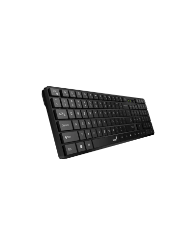 კლავიატურა - Genius SlimStar 7250BT / უსადენო / Bluetooth / 2.4GHz Wireless / USB-A / მემბრანული / AI Copilot / RU Layout / შავი / 100%