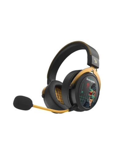 ყურსასმენი - A4Tech Bloody MR595 AIO / უსადენო / Bluetooth 5.3 / 2.4GHz / Over-Ear / Renegade Midnight