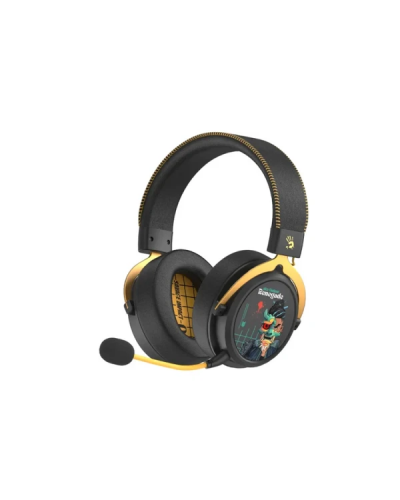 ყურსასმენი - A4Tech Bloody MR595 AIO / უსადენო / Bluetooth 5.3 / 2.4GHz / Over-Ear / Renegade Midnight
