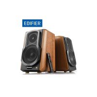 დინამიკი - Edifier S1000 MKII / 2.0 / 120W RMS / Bluetooth 5.0 aptX HD / Optical / Coaxial / ყავისფერი