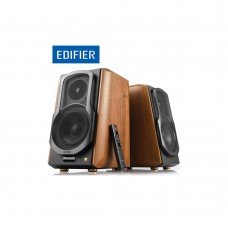 დინამიკი - Edifier S1000 MKII / 2.0 / 120W RMS / Bluetooth 5.0 aptX HD / Optical / Coaxial / ყავისფერი